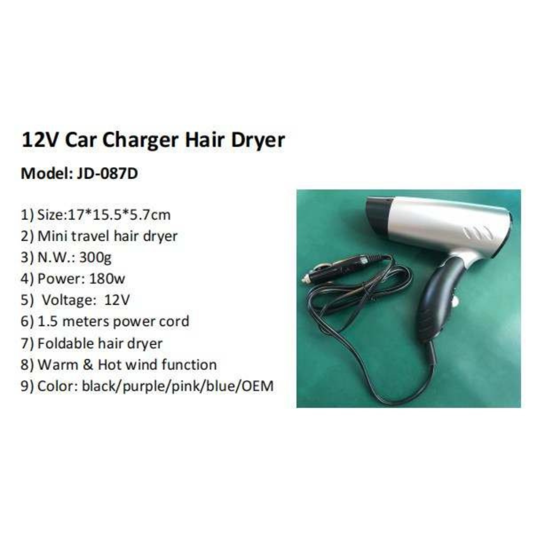 12v hair cheap dryer