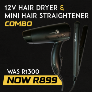 Hair Dryer and Straightener Combo